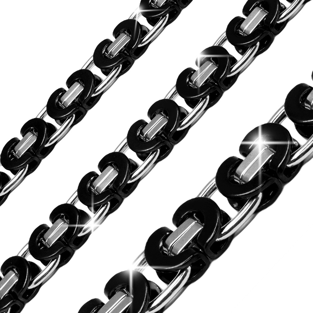 Soul-Cats Königskette Panzerkette Für Herren - Edelstahl Halskette In Gold Oder Silber