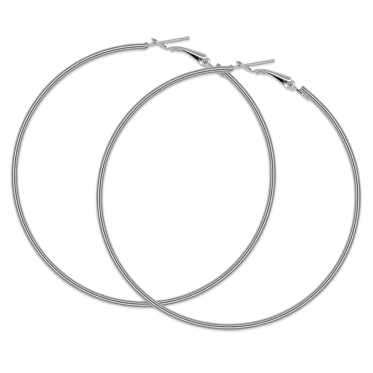 1 Paar Creole Ohrring Metall-Kreole Kreisförmig Ohrstecker beiläufig Schmuck 